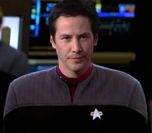 Barking up the Muse Tree | Jespah | Janet Gershen-Siegel | Colony Alien Branch Borodin in Human Form - Keanu Reeves as Branch Borodin (manip is by STPMA's An-Gel Sakura) Image is for educational purposes