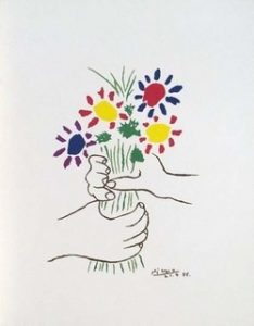 Barking up the Muse Tree | Jespah | Janet Gershen-Siegel | Picasso - Hands Holding Flowers | Otra