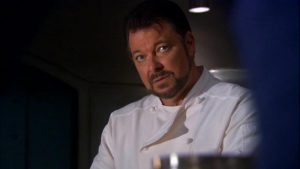 Barking Up The Muse Tree | jespah | Janet Gershen-Siegel | Jonathan Frakes as Chef Will Slocum (image is for educational purposes only) | Before the Fall